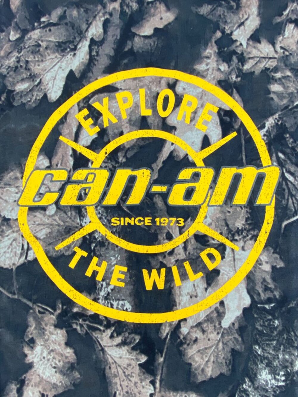 Can-Am Men's T-Shirt  | Short Sleeve | Camouflage | Graphic Print | Size Medium - Picture 3 of 5